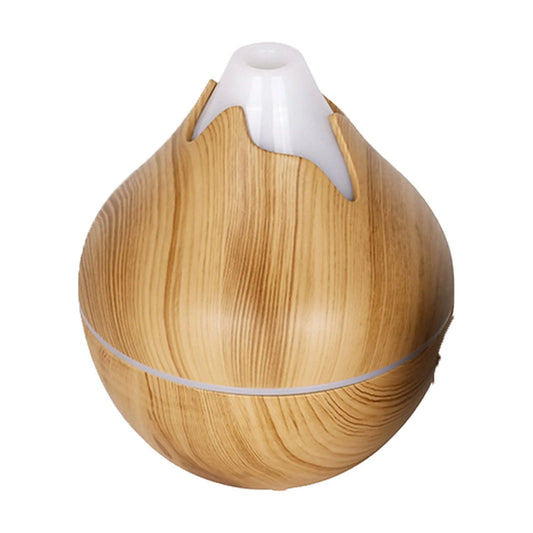 Summer Promotion,Clearance,Silent Large Mist Volume Wood Grain Vase Humidifier Home Room Indoor Office Night Light