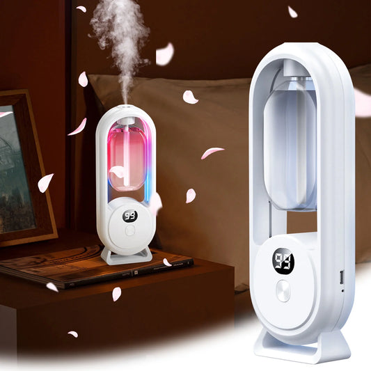 Wireless Intelligent Aromatherapy Diffuser Home Automated Diffuser Hotel Sprayer Toilet Deodorizer Freshener Perfumed 50Ml on Clearance